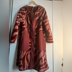 Anthropologie reversible fleece jacket